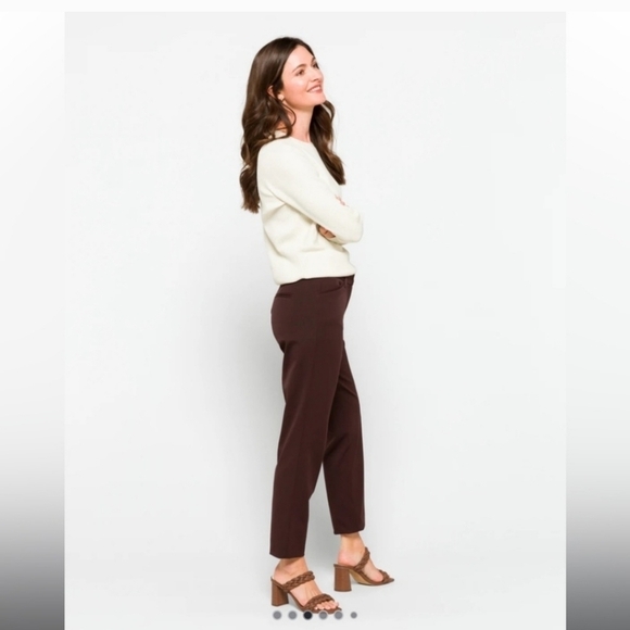 41 Hawthorn Becca Adjustable Hem Pant NWT Brown - Picture 3 of 5